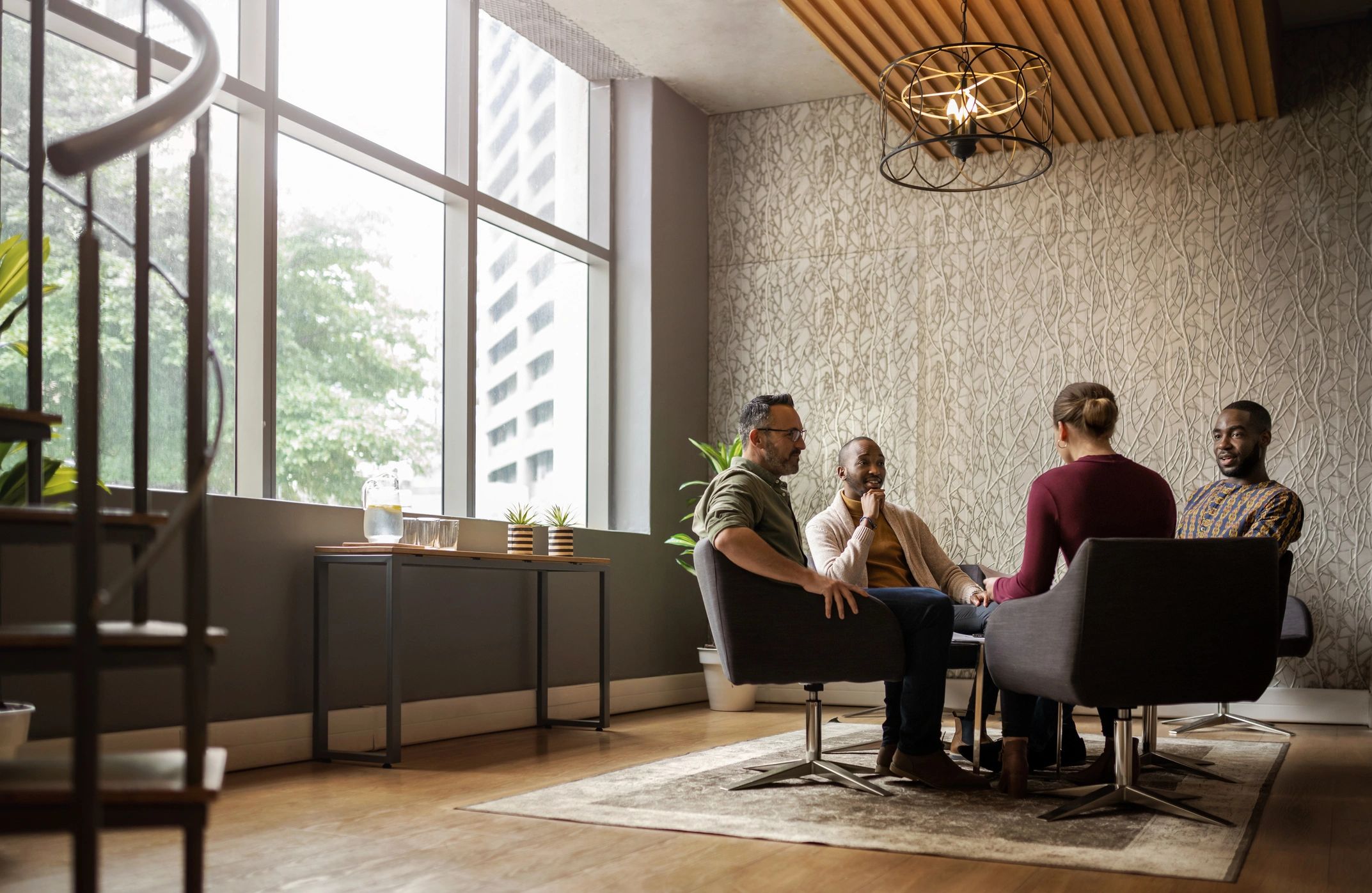 Consulting meeting in a modern office